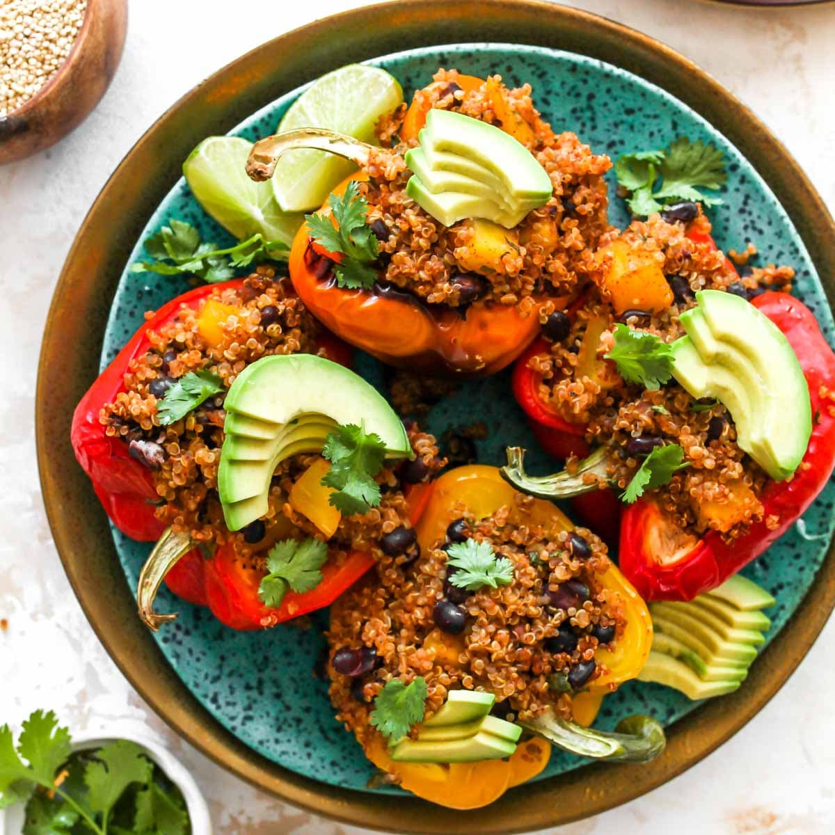 Quinoa and Vegetable Stuffed Peppers